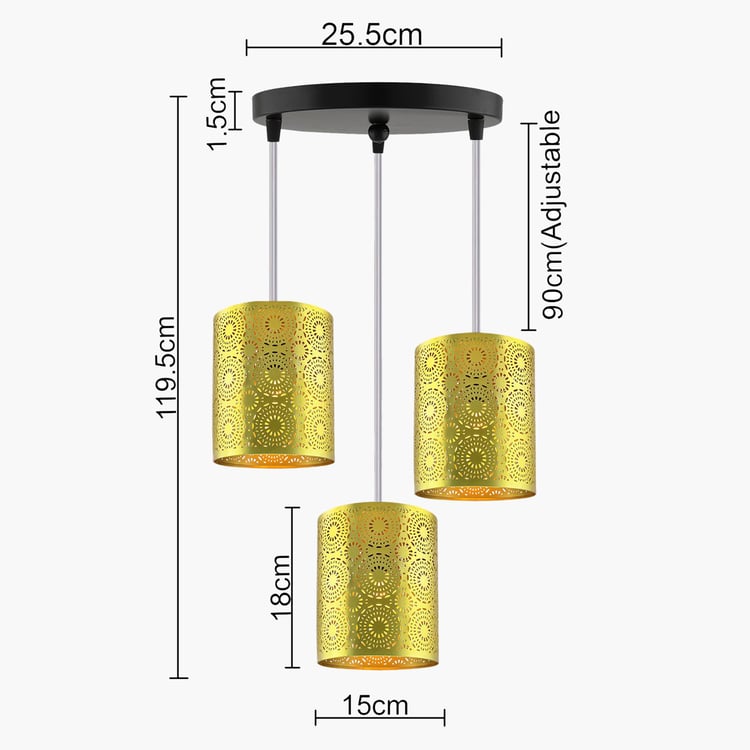 HOMESAKE Metal Cluster Ceiling Lamp