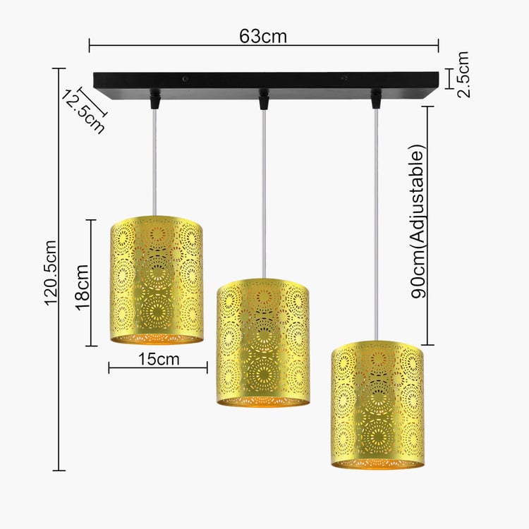 HOMESAKE Metal Cluster Ceiling Lamp