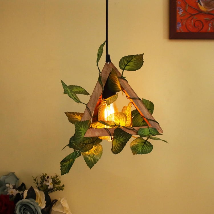 HOMESAKE Wooden Ceiling Lamp