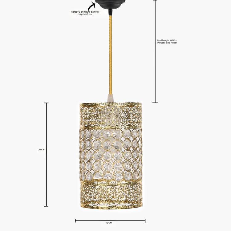 HOMESAKE Crystal Ceiling Lamp