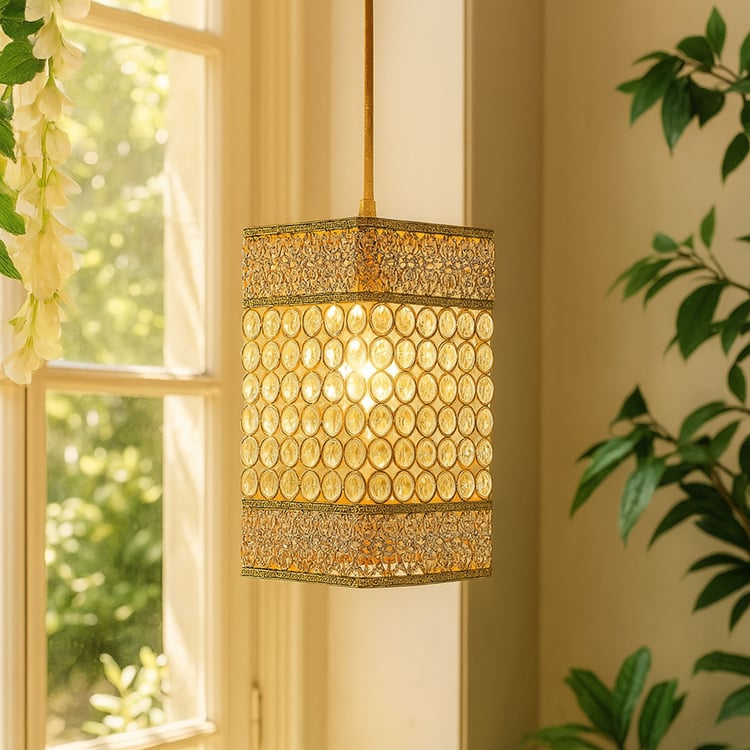 HOMESAKE Crystal Ceiling Lamp