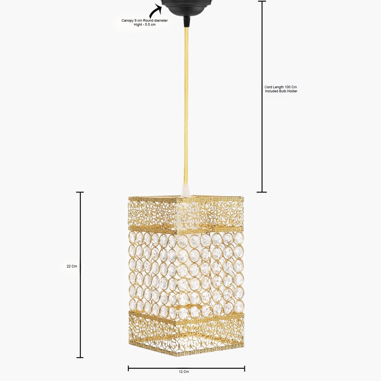 HOMESAKE Crystal Ceiling Lamp