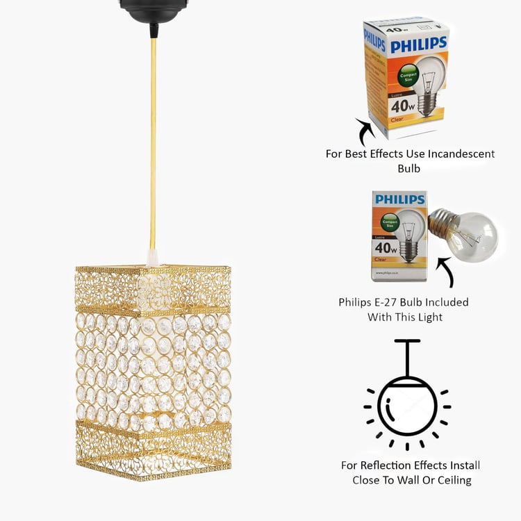 HOMESAKE Crystal Ceiling Lamp