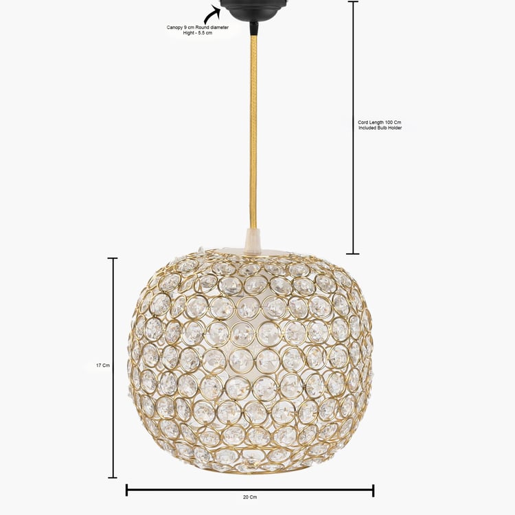 HOMESAKE Crystal Ceiling Lamp