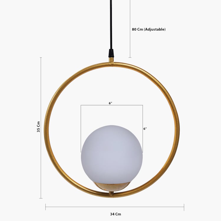 HOMESAKE Metal Ceiling Lamp