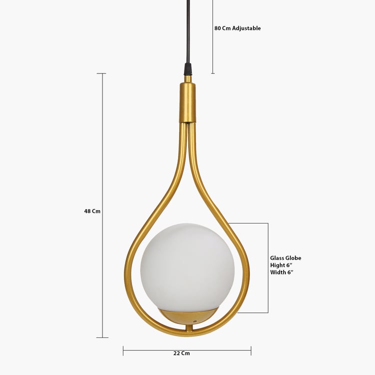 HOMESAKE Metal Ceiling Lamp