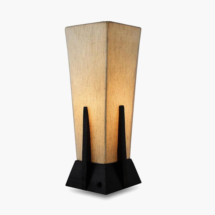 HOMESAKE Mango Wood Table Lamp