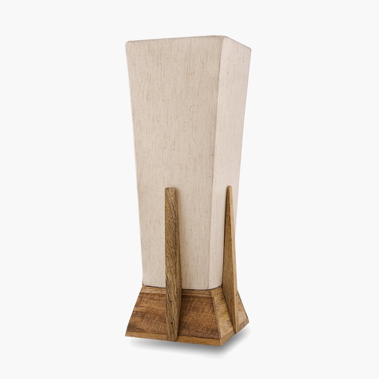 HOMESAKE Mango Wood Table Lamp