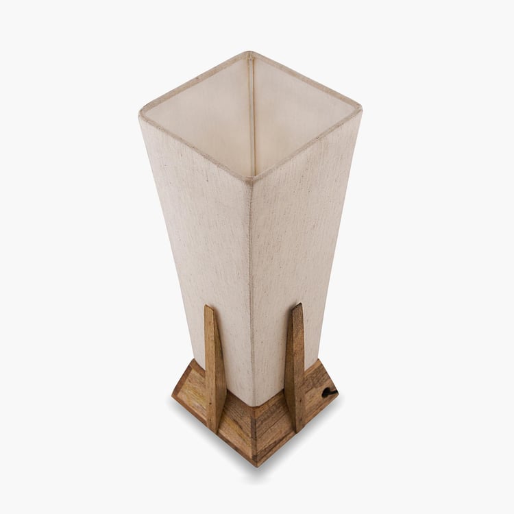 HOMESAKE Mango Wood Table Lamp