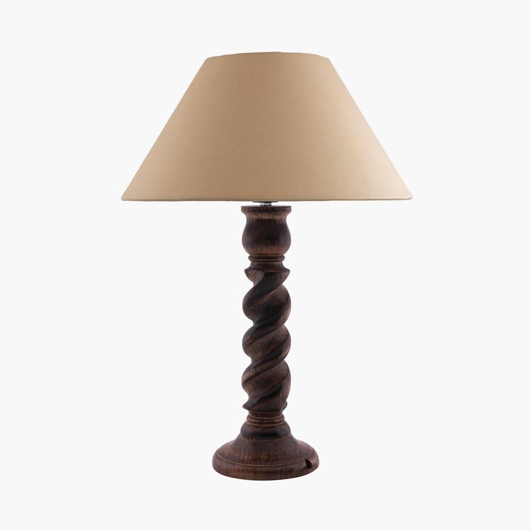 HOMESAKE Wooden Table Lamp