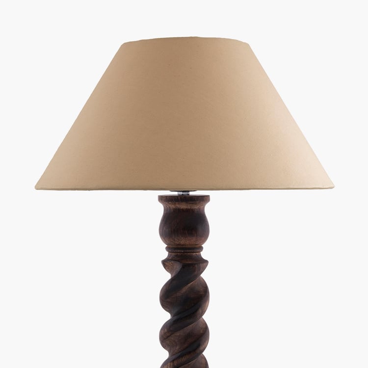 HOMESAKE Wooden Table Lamp