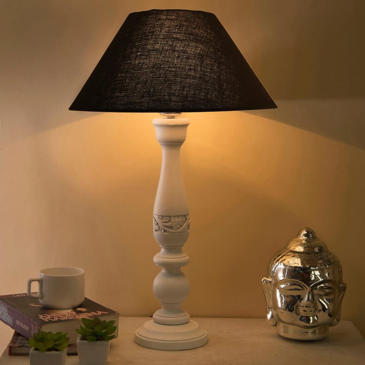 HOMESAKE Wooden Table Lamp