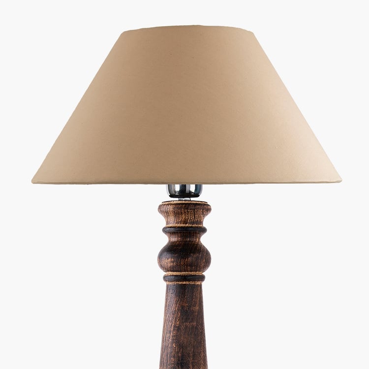 HOMESAKE Wooden Table Lamp