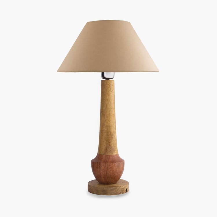 HOMESAKE Wooden Table Lamp