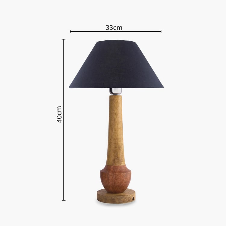 HOMESAKE Wooden Table Lamp