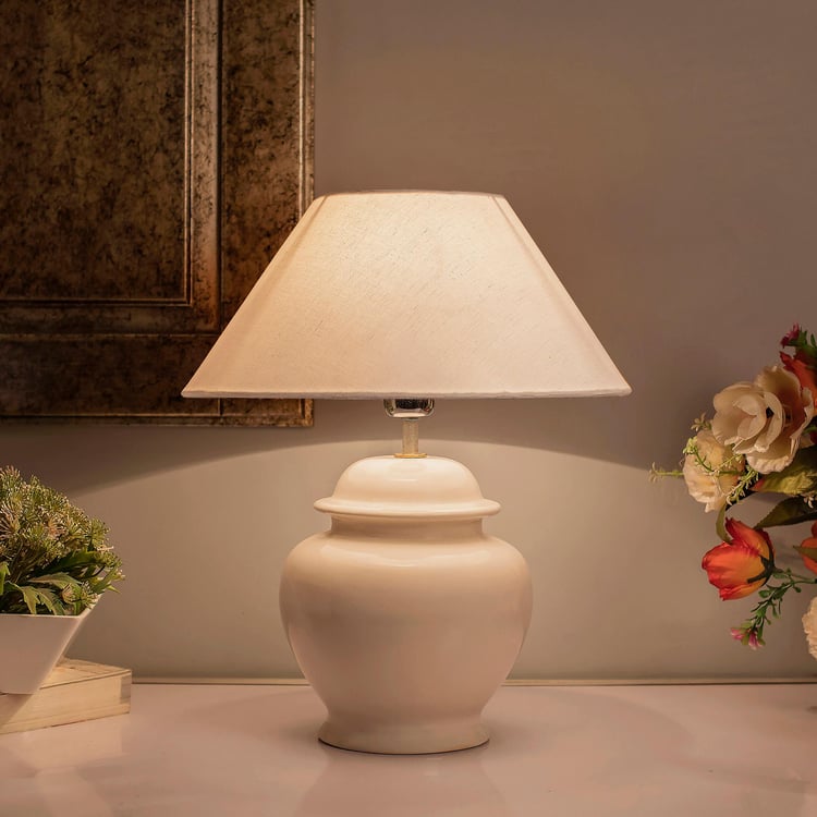 HOMESAKE Ceramic Table Lamp