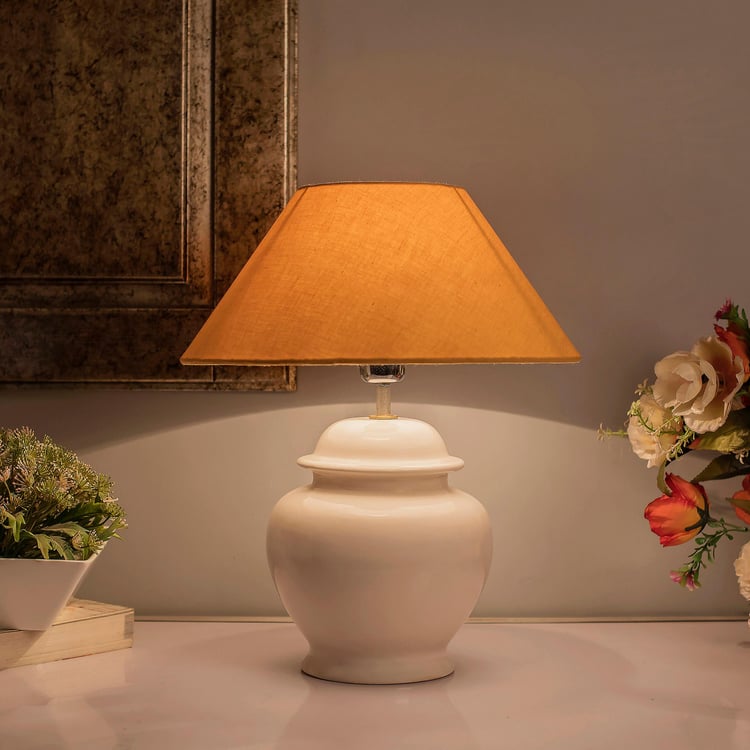 HOMESAKE Ceramic Table Lamp