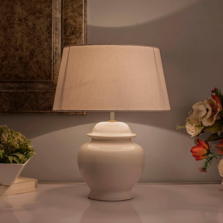 HOMESAKE Ceramic Table Lamp