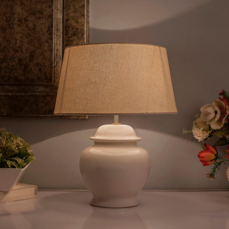 HOMESAKE Ceramic Table Lamp