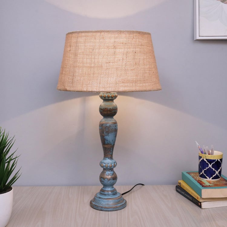 HOMESAKE Wooden Table Lamp