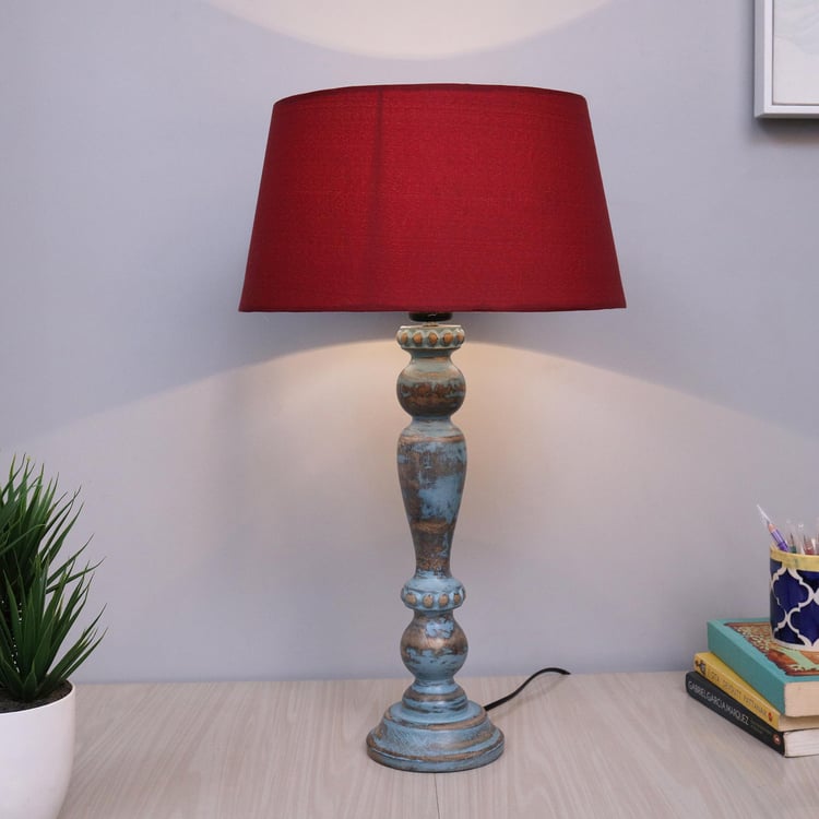 HOMESAKE Wooden Table Lamp