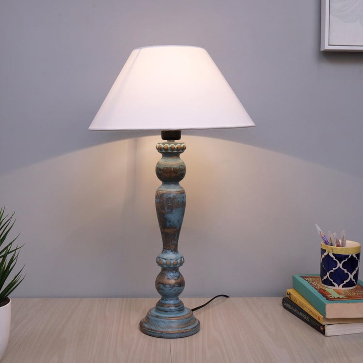 HOMESAKE Wooden Table Lamp