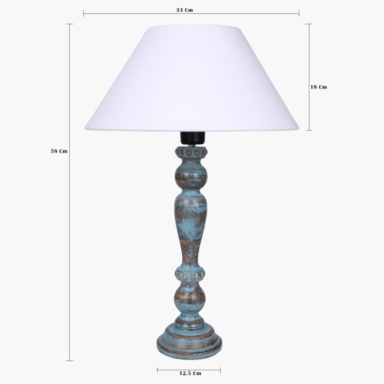 HOMESAKE Wooden Table Lamp