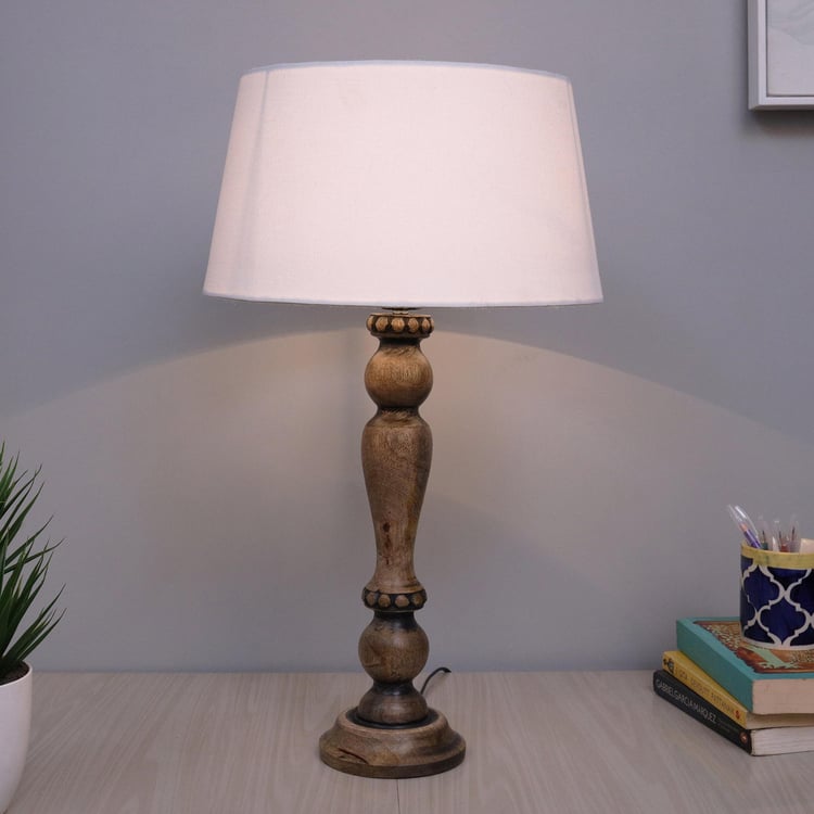 HOMESAKE Wooden Table Lamp