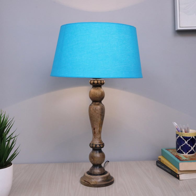 HOMESAKE Wooden Table Lamp