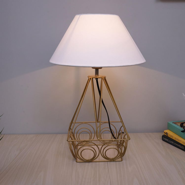 HOMESAKE Metal Table Lamp