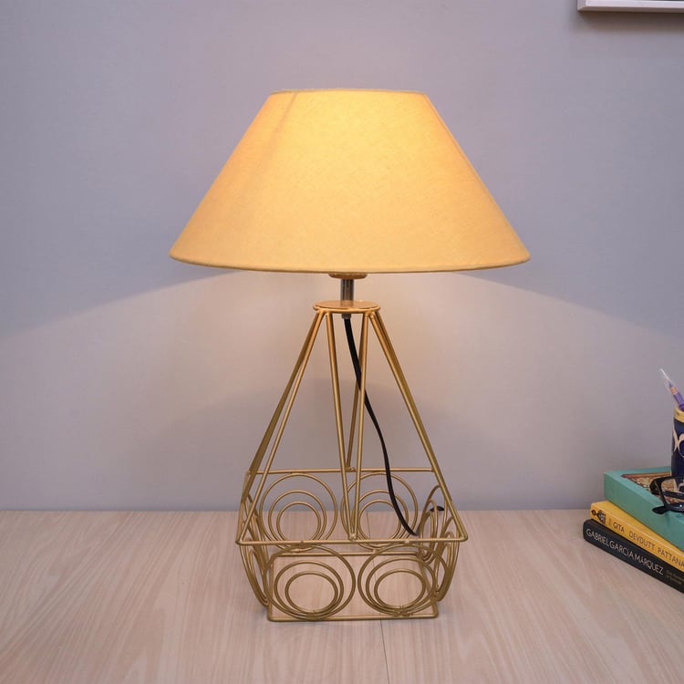 HOMESAKE Metal Table Lamp