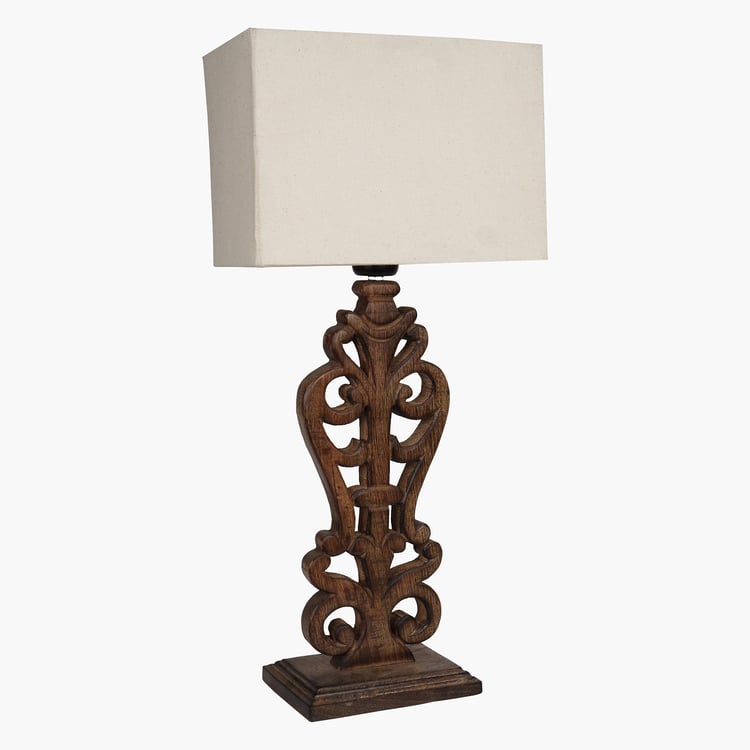 HOMESAKE Wooden Table Lamp