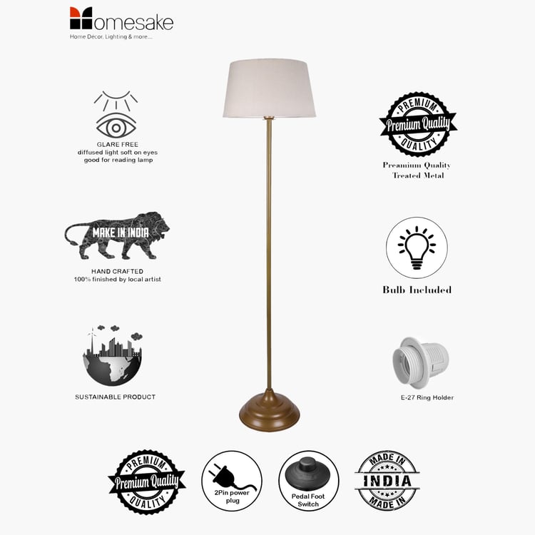 HOMESAKE Metal Floor Lamp