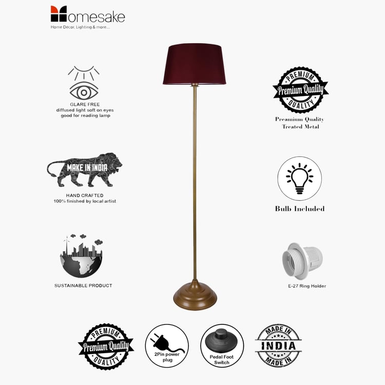 HOMESAKE Metal Floor Lamp