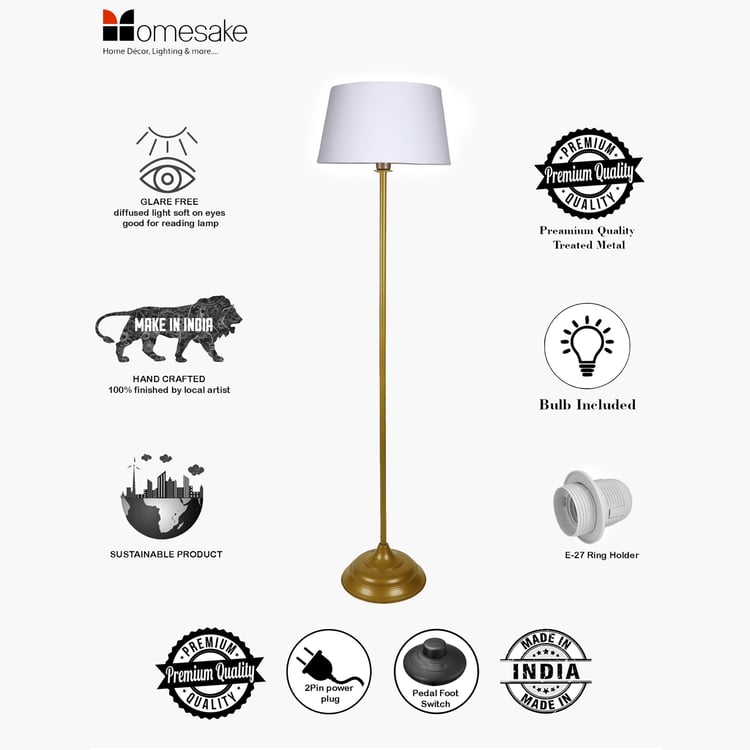 HOMESAKE Metal Floor Lamp