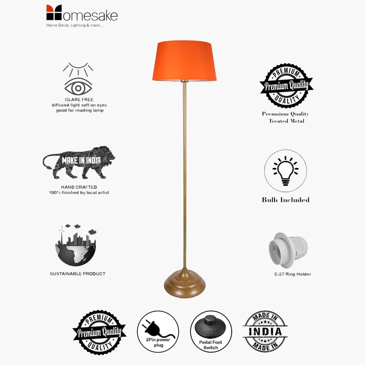 HOMESAKE Metal Floor Lamp