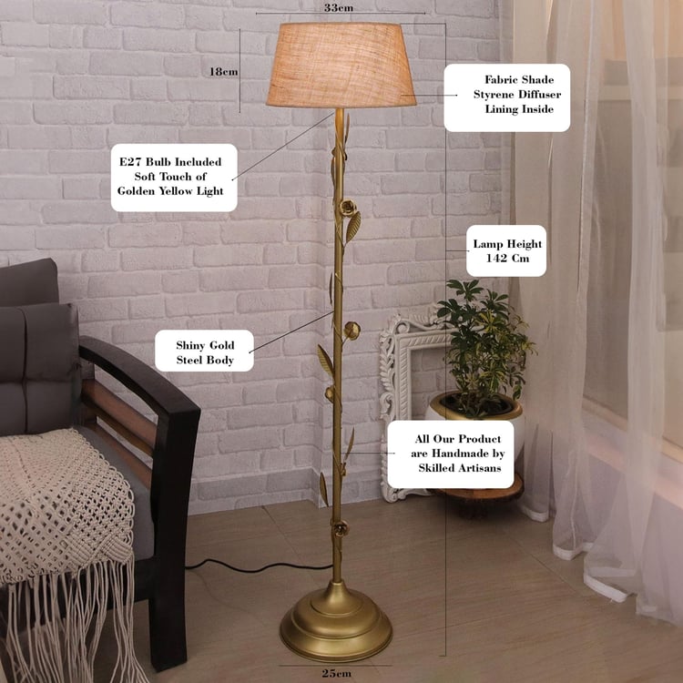 HOMESAKE Metal Floor Lamp