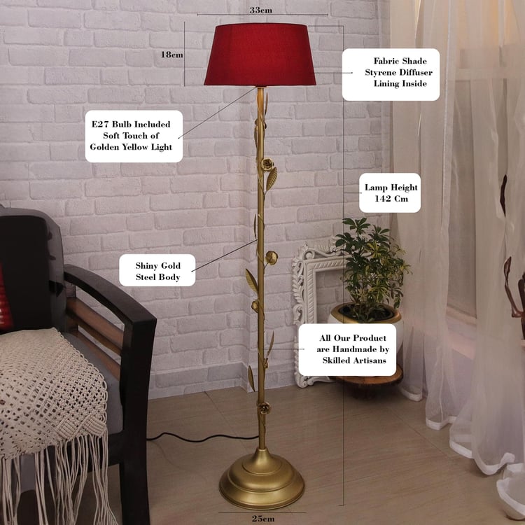 HOMESAKE Metal Floor Lamp