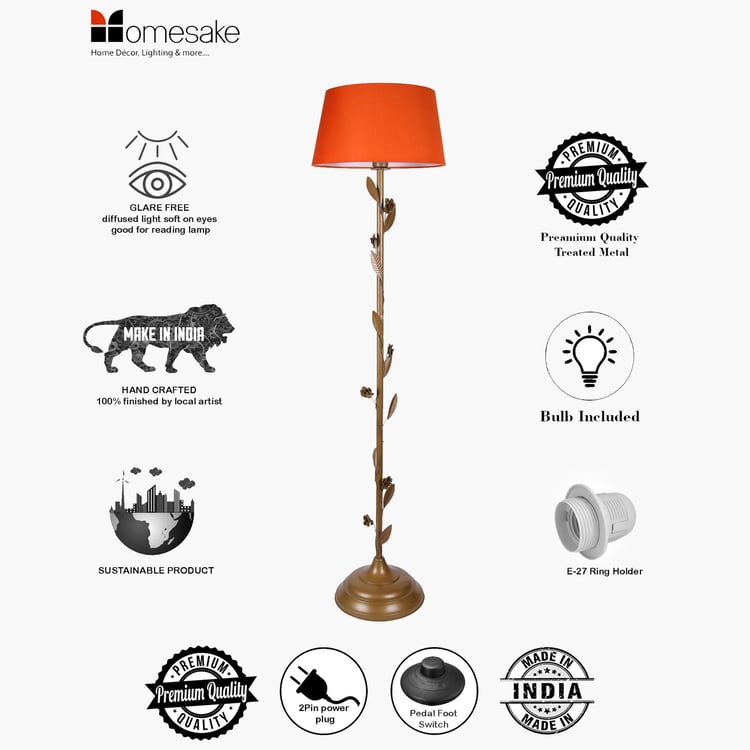 HOMESAKE Metal Floor Lamp