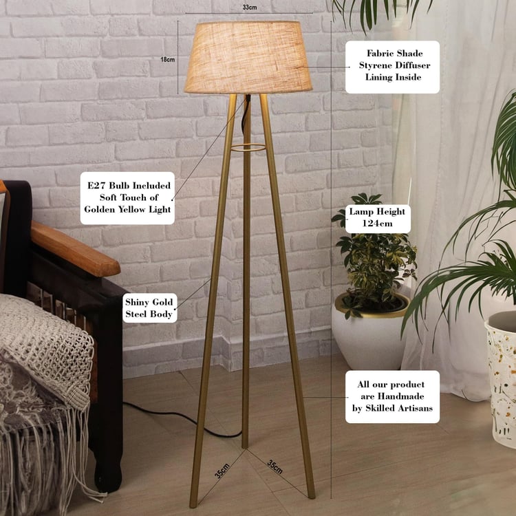 HOMESAKE Metal Floor Lamp