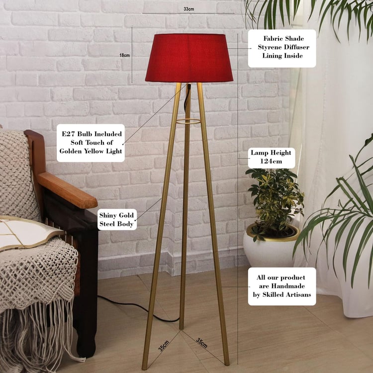 HOMESAKE Metal Floor Lamp