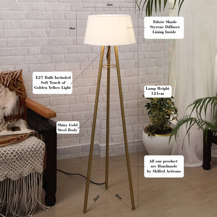 HOMESAKE Metal Floor Lamp