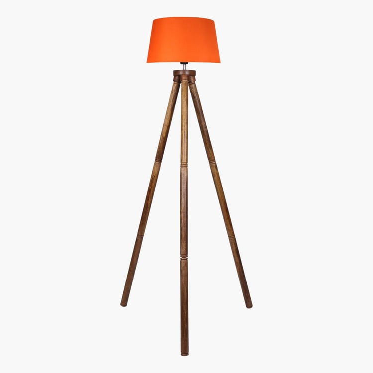 HOMESAKE Wooden Floor Lamp