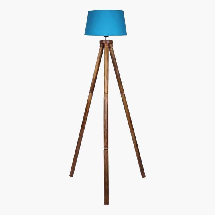 HOMESAKE Wooden Floor Lamp