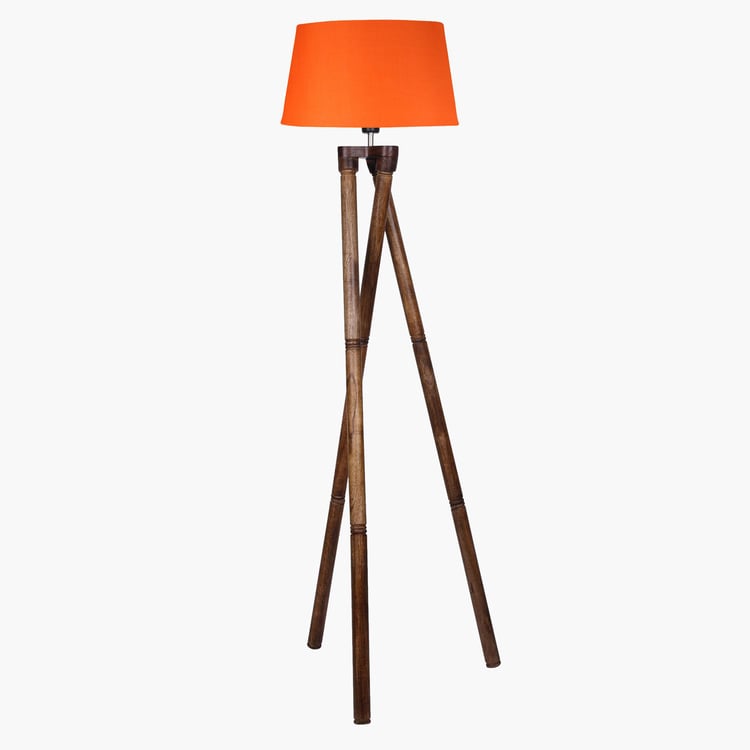 HOMESAKE Wooden Floor Lamp