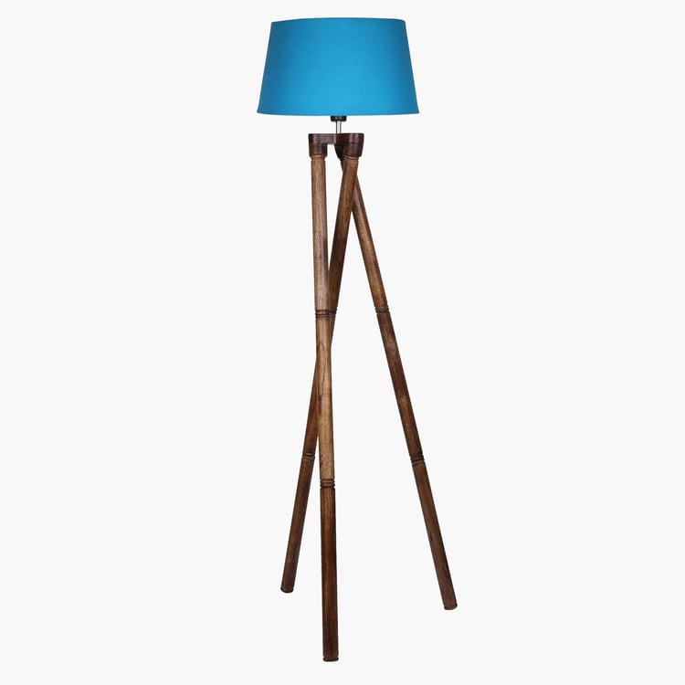 HOMESAKE Wooden Floor Lamp