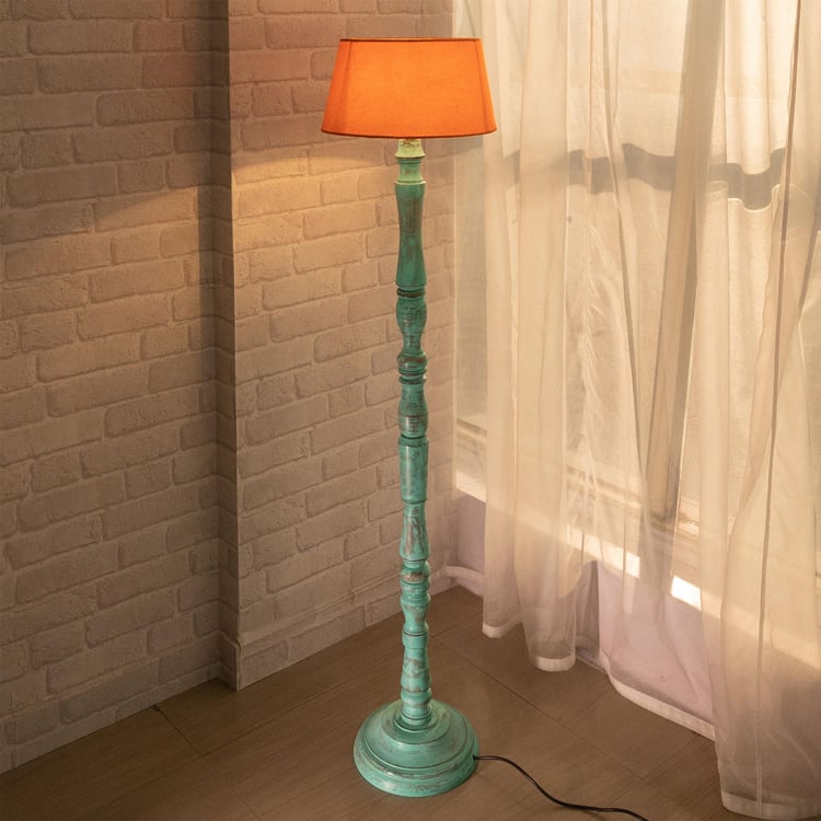 HOMESAKE Wooden Floor Lamp