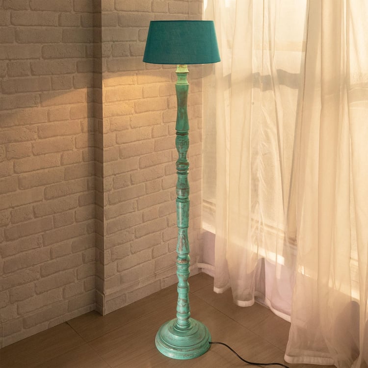 HOMESAKE Wooden Floor Lamp