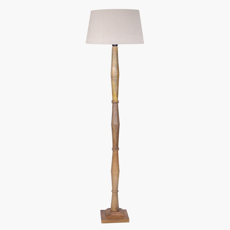 HOMESAKE Wooden Floor Lamp