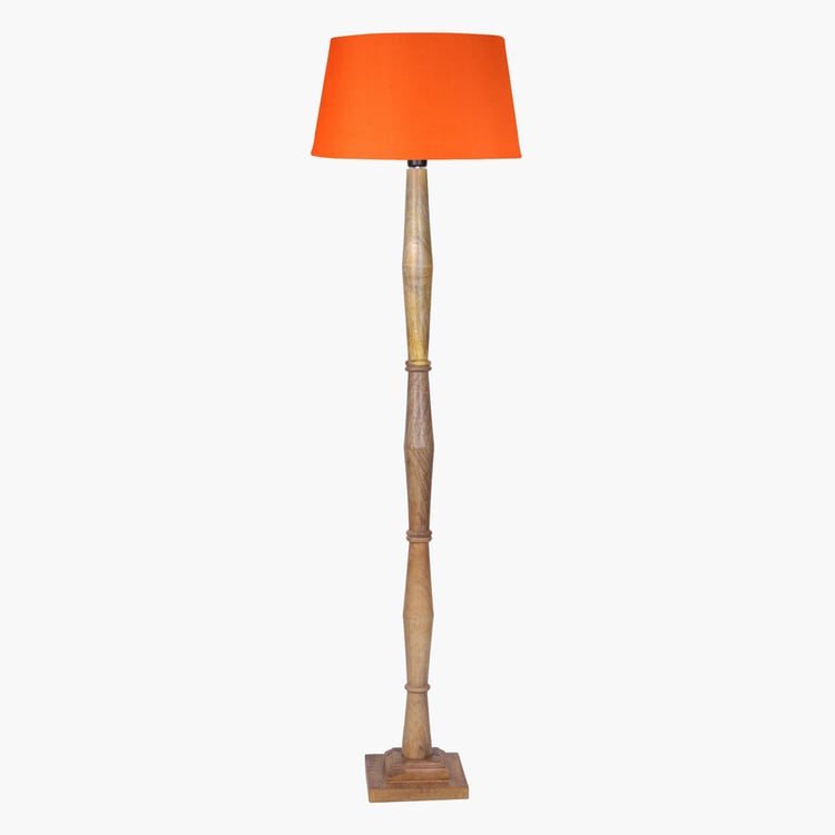 HOMESAKE Wooden Floor Lamp